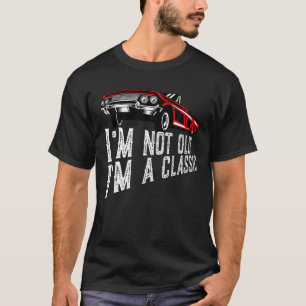 Camiseta Eu não sou velho, sou um ventilador clássico do Ca