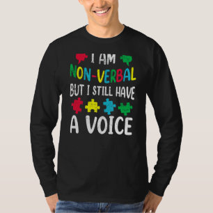 Camiseta Eu Não Sou Verbal Autismo Sensibilização Acc
