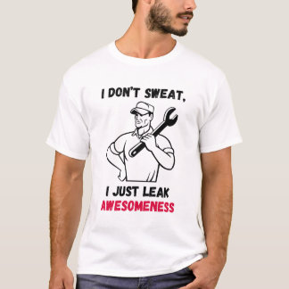 Camiseta Eu não suo, eu apenas deixo a consciência livre - 