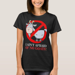 Camiseta Eu não tenho medo de não ser engraçado para cabra