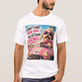 Camiseta eu não tenho raiva no trânsito