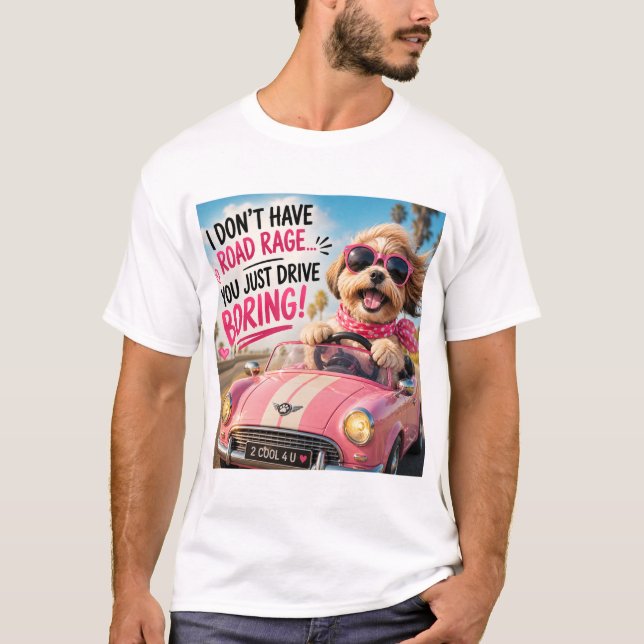 Camiseta eu não tenho raiva no trânsito (Frente)