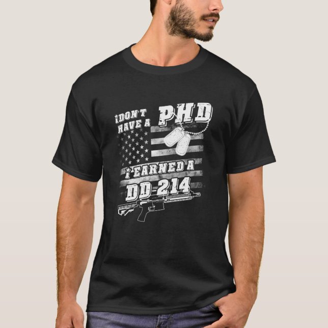 Camiseta Eu não tenho um PHD (Frente)