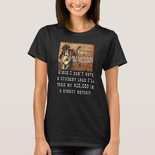 Camiseta Eu Não Tenho Uma Dívida De Empréstimo Estudantil M