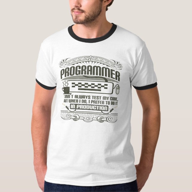 Camiseta Eu não testo sempre meu código (Frente)