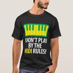 Camiseta Eu não toco pelas regras do Midi