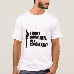 Camiseta Eu não trabalho aqui