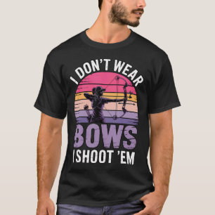Camiseta Eu Não Uso Arcos Arco Composto Caçador de Arco Caç