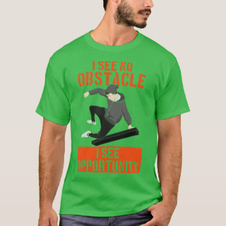 Camiseta Eu Não Vejo Obstáculos Eu Vejo Oportunidade