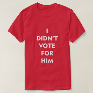 CAMISETA EU NÃO VOTEI NELE