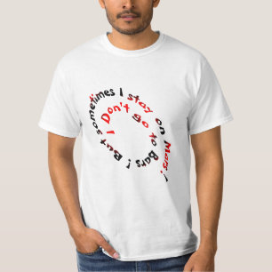 Camiseta Eu não vou aos bares! Mas às vezes eu permaneço