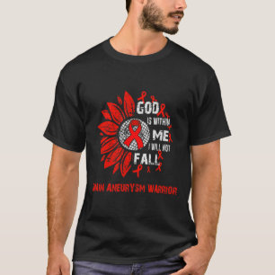 Camiseta Eu não vou cair no guerreiro do CEREBRÃO ANEURYSM