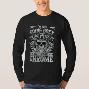 Camiseta Eu não vou fazer Cinza, estou virando motocicleta