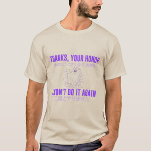 Camiseta Eu não vou fazer isso de novo Sapo
