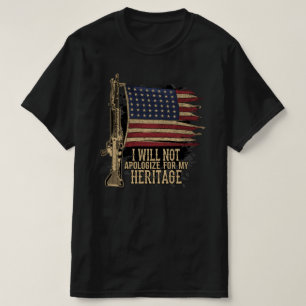 Camiseta eu não vou me desculpar pelo meu dia dos veterano