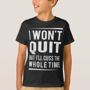 Camiseta Eu não vou parar, mas eu vou cutucar o tempo todo,