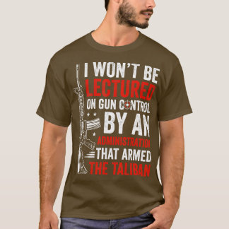 Camiseta Eu Não Vou Ser Aconselhado Em Amantes De Armas Pat