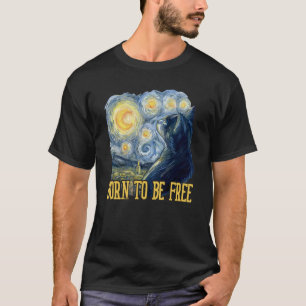 Camiseta Eu Nasci Para Ser Livre Animal Doméstico Gato