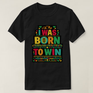 Camiseta Eu Nasci para Vencer Arte de Citação Retro