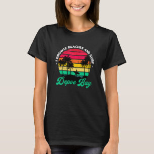 Camiseta Eu Navego Em Praias E Surf Depoe Bay Surfing Orego