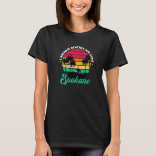 Camiseta Eu Navego Em Praias E Surf Spokane Surfing Washing
