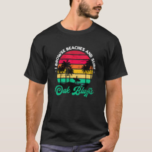 Camiseta Eu Navego Em Praias E Surfs Oak Bluffs No Massa De