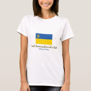 Camiseta Eu-necessito-munição-Zelenskyy
