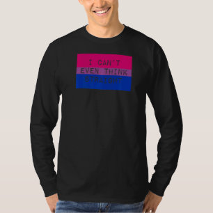 Camiseta Eu nem consigo pensar em Hetero Gay Orgulho Bissex