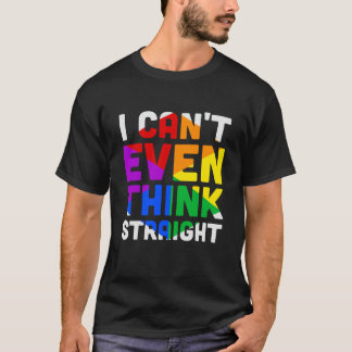 Camiseta Eu Nem Consigo Pensar Hetero