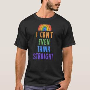 Camiseta Eu nem consigo pensar que o Hetero do Orgulho gay