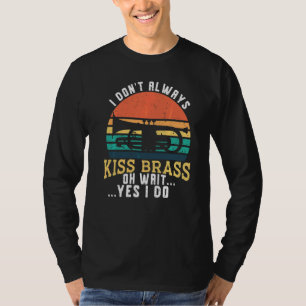 Camiseta Eu Nem Sempre Beijo Instrumento de Trompete de Mús