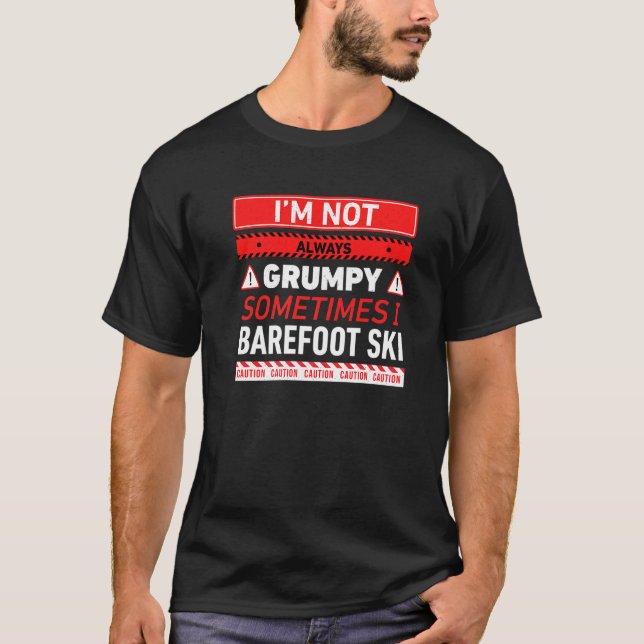 Camiseta Eu Nem Sempre Estou Engraçado Às Vezes Eu Esquiar  (Frente)