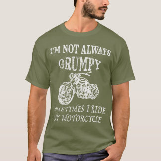 Camiseta EU NEM SEMPRE ESTOU GRUPO, EU VOU A Minha Moto