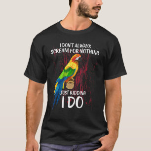 Camiseta Eu nem sempre Gritar por nada Macaw Hybrid Mac