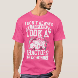 Camiseta Eu Nem Sempre Paro E Olho Para Tratadores
