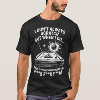 Camiseta Eu Nem Sempre Risco Jogador De Bilhar Jogo Esporti