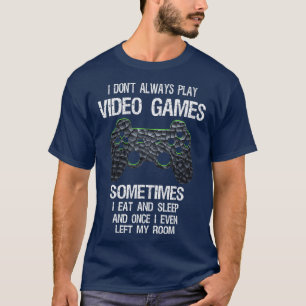 Camiseta Eu Nem Sempre Toco Videos games Jogos Engraçados