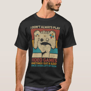 Camiseta Eu nem sempre toco Videos games jogos Roupa Ga
