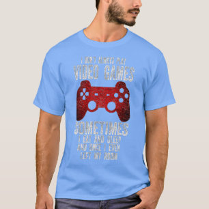 Camiseta Eu Nem Sempre Toco Videos games Meninos Engraçados