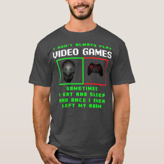 Camiseta Eu Nem Sempre Toco Videos games Presentes Engraçad
