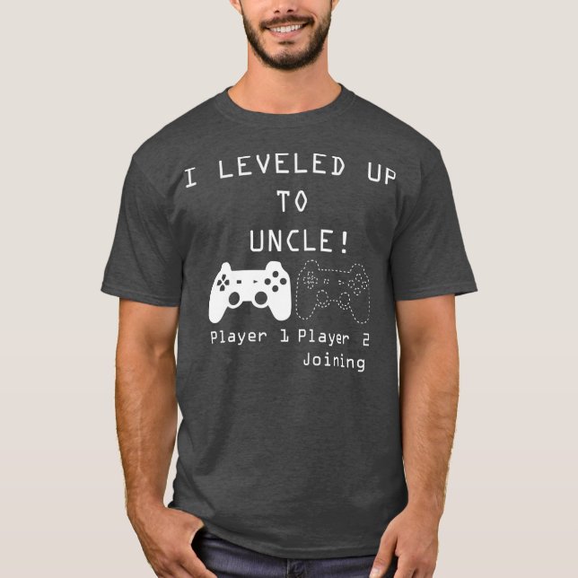 Camiseta Eu nivelei-me aos jogos do tio novo (Frente)