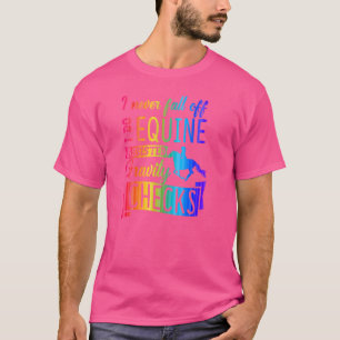 Camiseta Eu Nunca Caio Eu Faço Verificações de Gravidade As