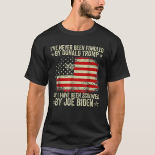 Camiseta Eu nunca fui fundado por Donald Trump, mas Screwe