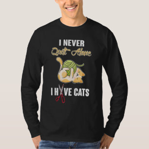 Camiseta Eu Nunca Inclino Sozinho Com Filtro De Gato