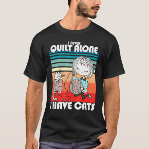 Camiseta Eu Nunca Inclino Sozinho O Knittin Crochet Quiling