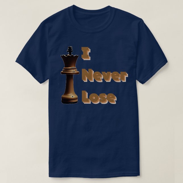 Camiseta Eu nunca Perder (Frente do Design)