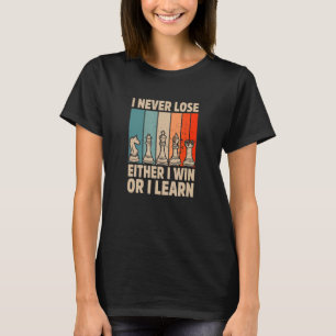 Camiseta Eu Nunca Perder Que Eu Ganhe Ou Aprendo Jogador De