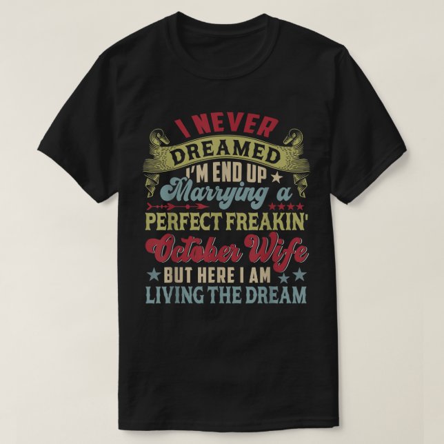 Camiseta Eu Nunca Sonhei Em Casar Com O Funn Da Mulher Perf (Frente do Design)