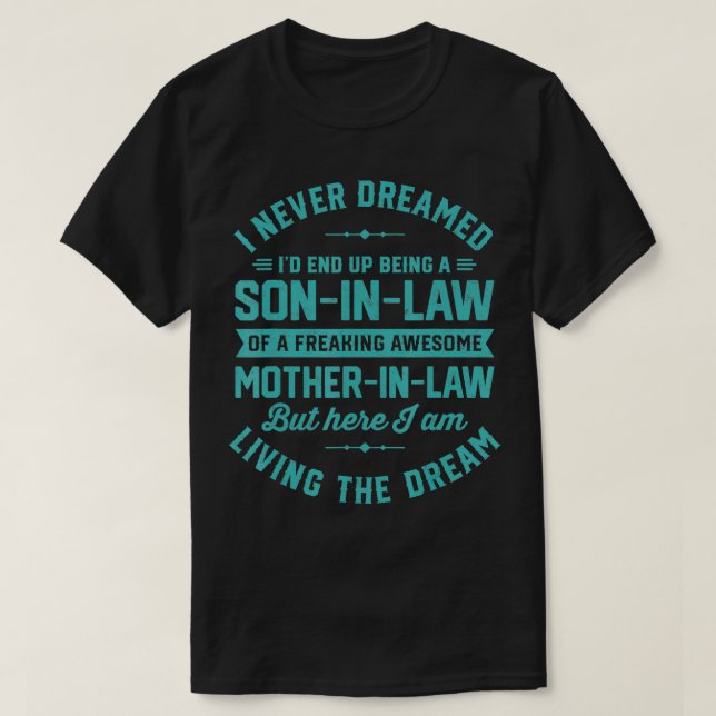 Camiseta Eu Nunca Sonhei Que Eu Acabaria Sendo Um Filho Na  (Frente do Design)