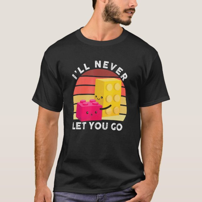 Camiseta Eu Nunca Vou Deixá-Lo Construir Blocos Mestre Bui (Frente)